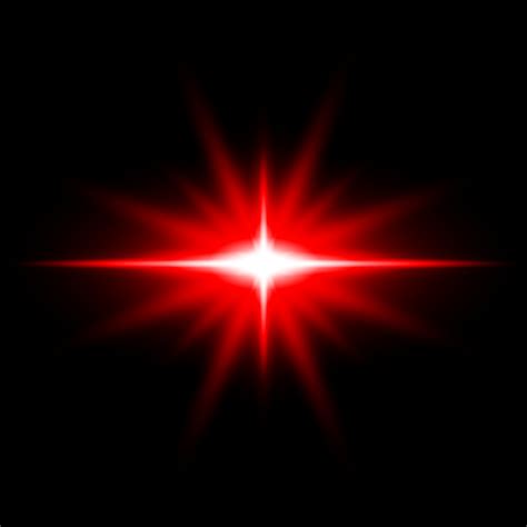 Lens Flare Red Glow Light Ray Effect Illuminated 4939956 Vector Art At
