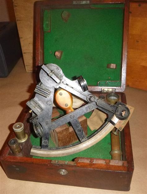 antique rare troughton and simms double frame brass sextant in original box c 1880 ebay