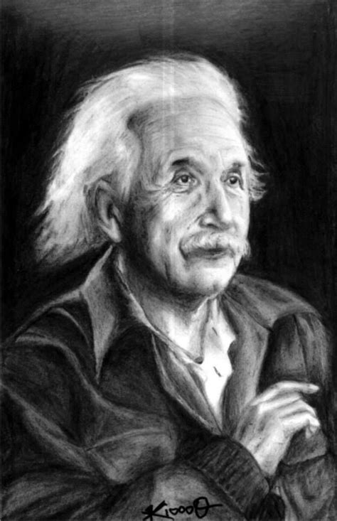 Albert Einstein Dibujo A Lápiz Sobre Opalina Retrato Lapiz Albert