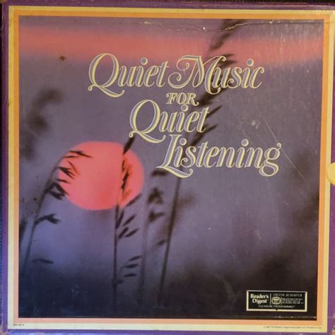Quiet Music For Quiet Listening 1986 Vinyl Discogs