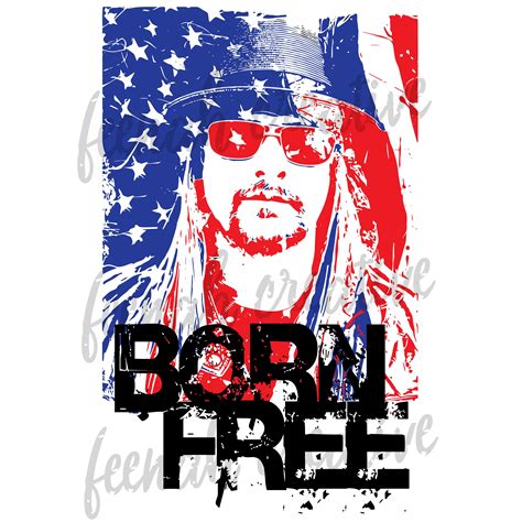 Kid Rock, Born Free, America, We the People, Sublimation - Etsy