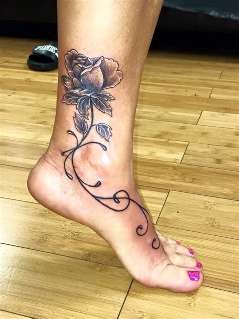 Pin By Cindy On Tattoos Wrap Around Ankle Tattoos Ankle Tattoos For