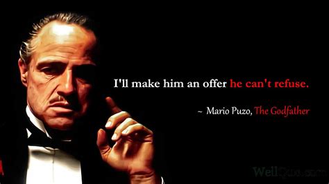 The Godfather Quotes By Mario Puzo Well Quo