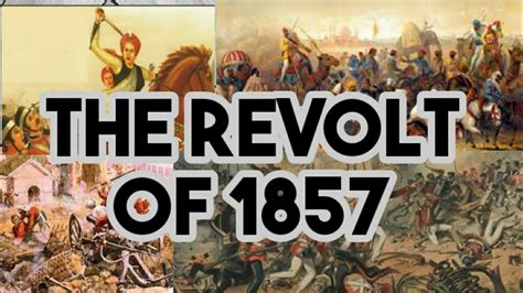 First War Of Independence 1857 Revolt Of 1857 Icse History