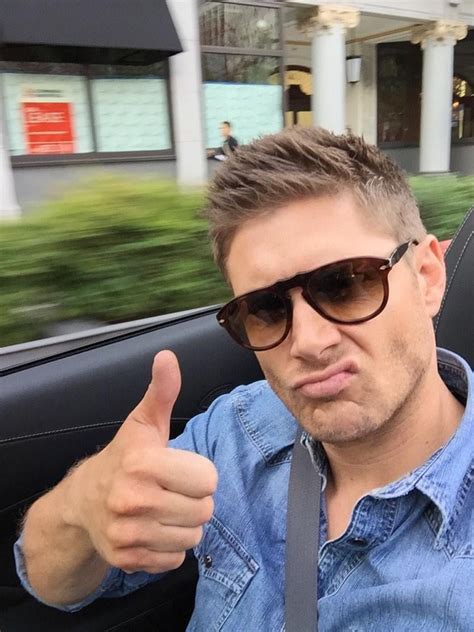 This Flawless Selfie Hot Jensen Ackles Pictures Popsugar Celebrity