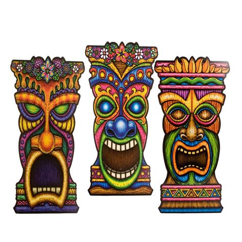 Greeting Cards And Party Supply Home And Garden 7 Feet Jointed Tiki Totem