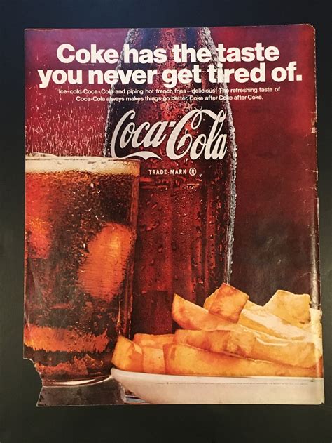 1967 Coca Cola Ad Magazine Print Advertisement Coke Bottle Etsy
