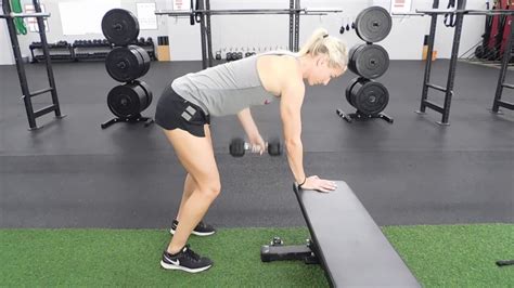 Supported Single Arm Bent Over Row Youtube