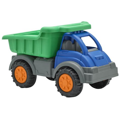 American Plastic Toys Gigantic Dump Truck In Green And Blue Walmart