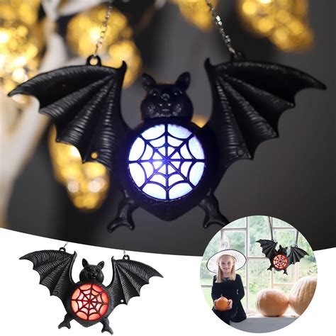 Augper Clearance Halloween Realistic Hanging Bats Rubber Spooky