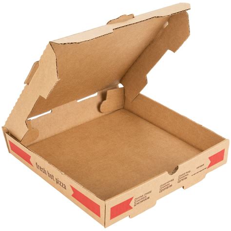 10 X 10 X 1 34 Kraft Corrugated Pizza Box 50case