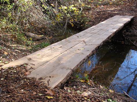 Log Bridge A Log Bridge Across A Small Stream In The Woodl Flickr