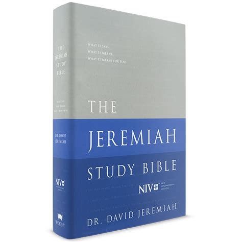 Dr Jeremiah Niv Study Bible Hardcover Ptl Shopping Network