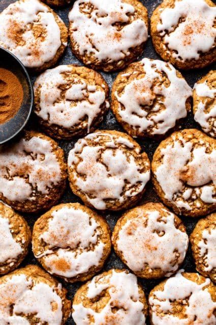 Iced Gingerbread Oatmeal Cookies Sallys Baking Addiction
