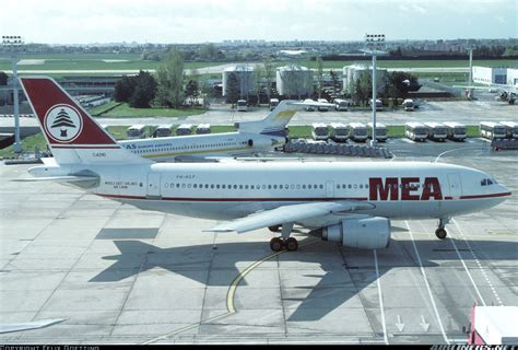 Airbus A310 203 Middle East Airlines Mea Aviation Photo 2832679