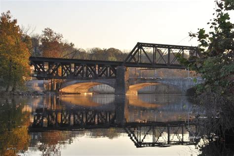 Bridges Over The Lehigh River At Easton Dandl Delaware And Lehigh