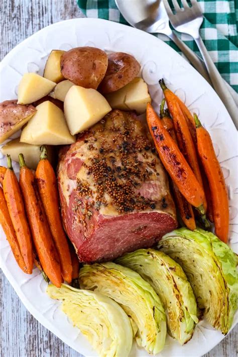 I used a 4 pound brisket, and it took just over 2 hours to cook to 125 in a 375 degree oven. Crock Pot Corned Beef | An Easy Corned Beef Recipe