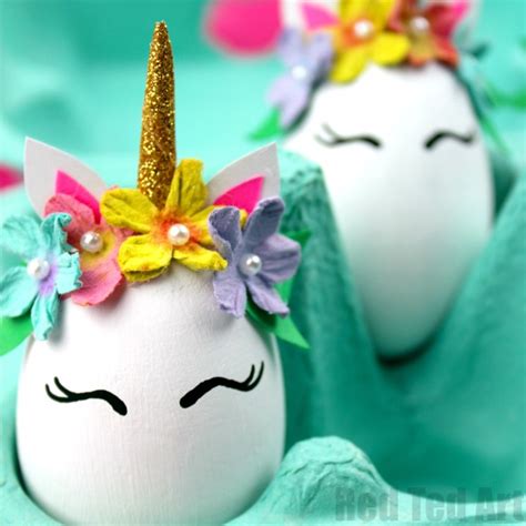 Set mix eggs on high for about 5 minutes. Unicorn DIY Eggs - Red Ted Art - Make crafting with kids ...