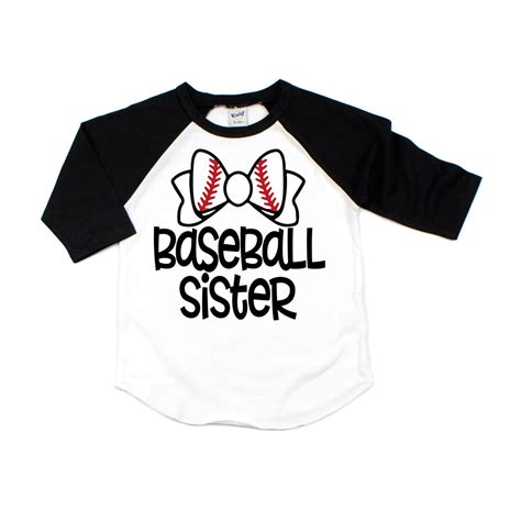 Baseball Sister Baseball Sister Shirt Baseball Sister Etsy