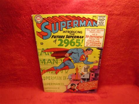 Superman 181 Introducing The Superman Of 2965 Ebay