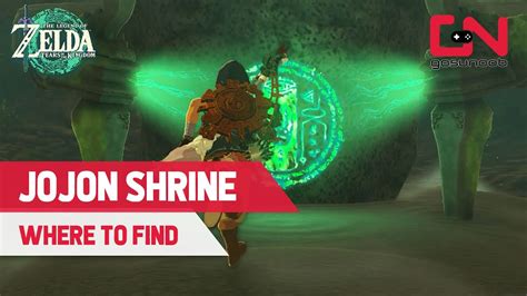 How To Find Jojon Shrine Location In Zelda Tears Of The Kingdom Youtube