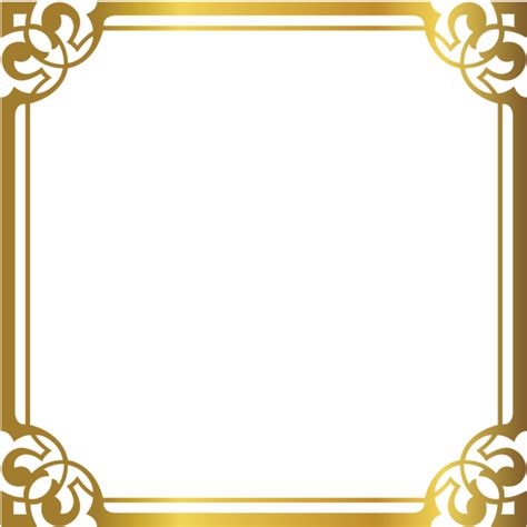Border Sijil Kosong Png - Frame Clip Metal Border Sijil Penghargaan