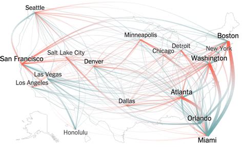 Thanksgiving Flight Patterns — Cool Infographics