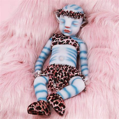 Amazon Com Vollence Inch Avatar Sleeping Full Silicone Reborn Baby Doll Not Vinyl Material