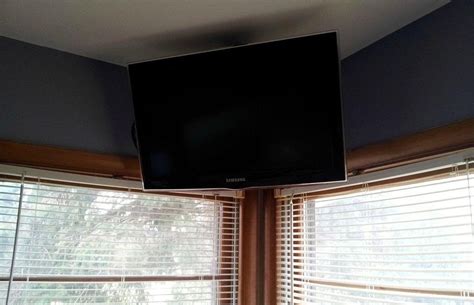 A carport, awning, tent, pergola, or gazebo are all great locations for an outdoor television if a power source is available. 8 Photos Hang Tv From Ceiling With Chain And Review - Alqu ...