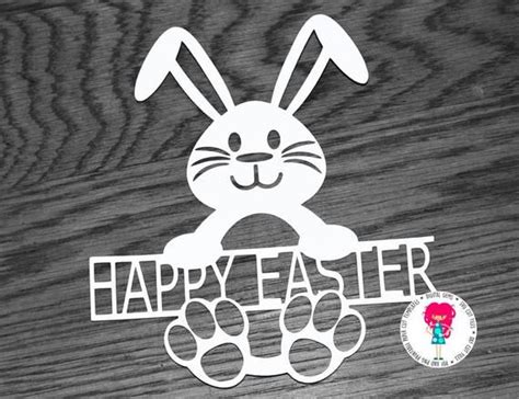 Osterhase ausmalbild osterhase malvorlage pdf hase mit kindern basteln im frühling vorlage zum. Osterhase Scherenschnitt Svg / Dxf / Eps / Dateien und Pdf / Png druckbare Vorlagen für Hand zu ...