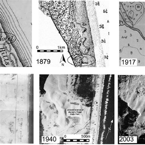 Historical Maps And Airborne Imagery Document The Presence Of Dunes And