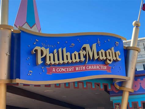 Photos Mickeys Philharmagic Marquee Completed At Magic Kingdom