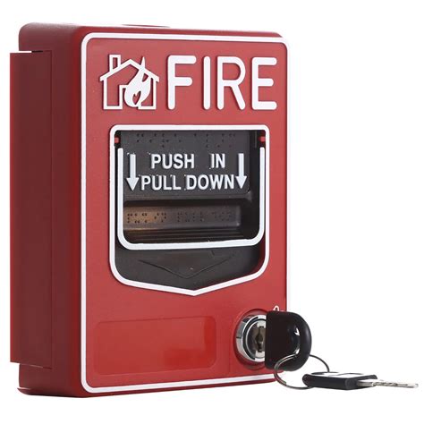 9 28vdc Conventional Manual Call Point Fire Push In Pull Down Emergency