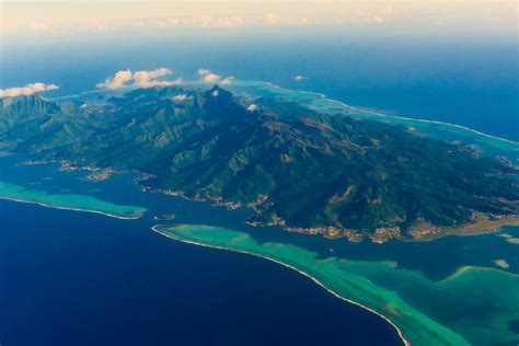 Aerial View Island Of Raiatea French Polynesia Blaine Harrington Iii