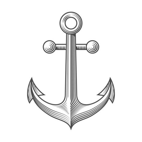 Ship Anchor Chain Drawing Illustrations Royalty Free Vector Graphics