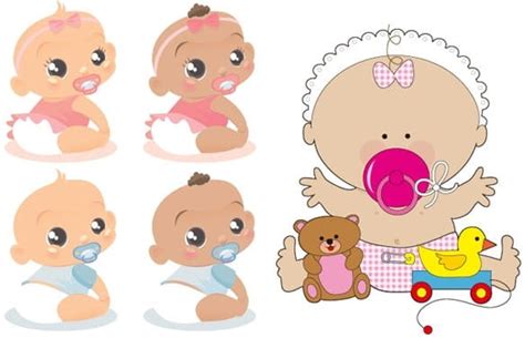 Cute Baby Vector Of Foreign Eps Uidownload