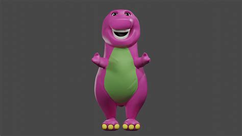 Artstation Barney The Dinosaur