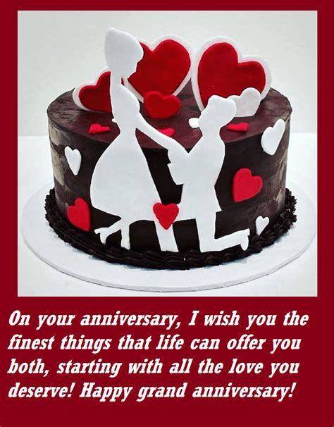 Happy Wedding Anniversary To You Both Cake