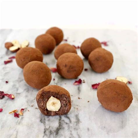 Vegan Chocolate Hazelnut Truffles Rhian S Recipes