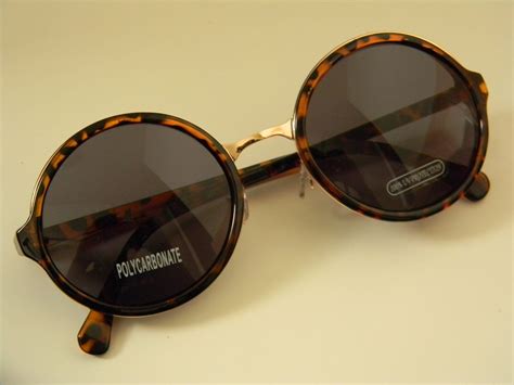 Roundcircle Frame Sunglasses Tortise And Gold Sunglass Frames Circle Frames Sunglasses