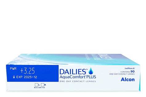 ContactsExpress Ca Dailies AquaComfort Plus 90 Pack Contact Lenses