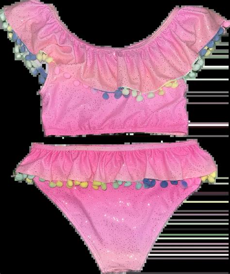 Betsey Johnson Mixed Color Girls Bikini