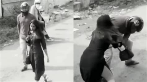 watch video girl outwits thieves trying to snatch her bag netizens can t stop laughing