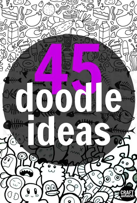 45 Super Cool Doodle Ideas You Can Really Sketch Anywhere
