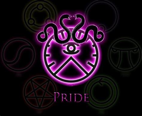 Pride Seven Deadly Sins Symbol