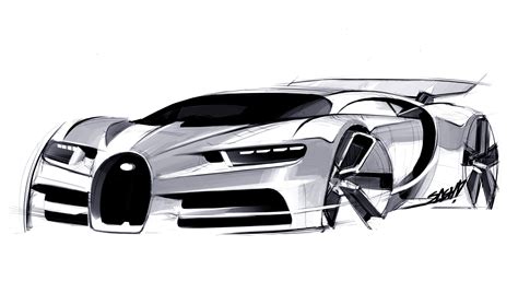 Subscribe to see more of my drawing tutorials. Bugatti Chiron Design Sketch - Car Body Design