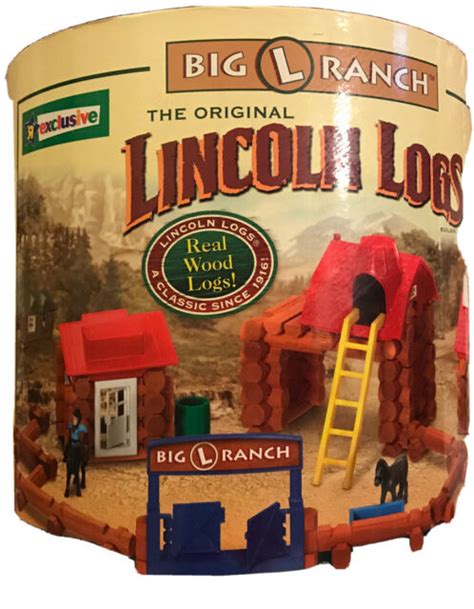 Lincoln Logs Big L Ranch In Original Container 00948 For Sale Online Ebay