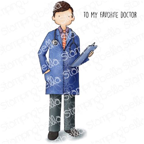 Stamping Bella Cling Rubber Stamp My Favorite Doctor
