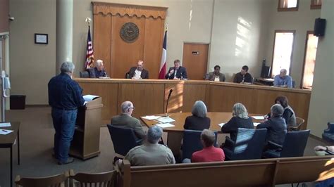 Titus County Texas Commissioners Court Held January 8 2018 Youtube