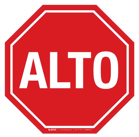 Alto Floor Sign Creative Safety Supply